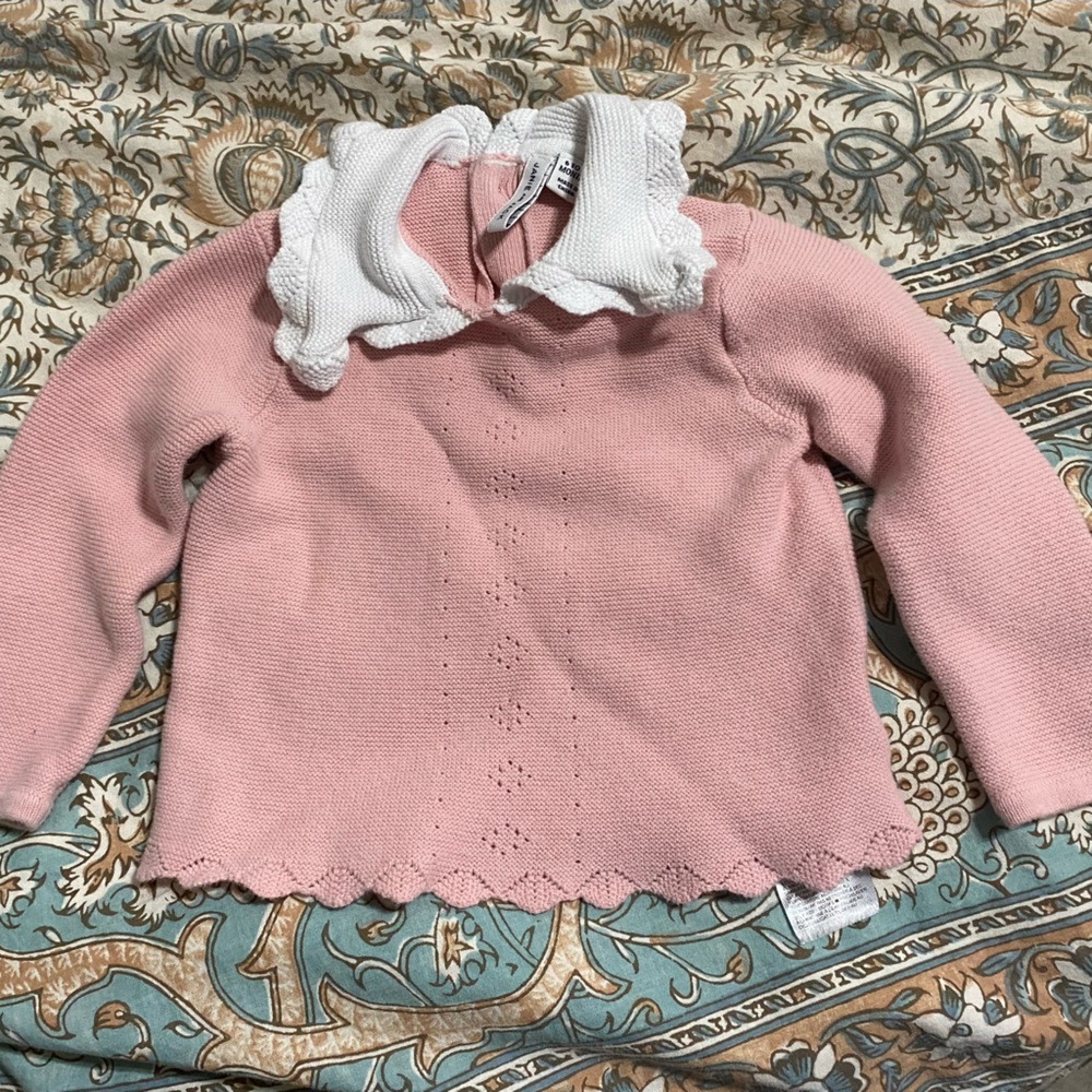 Janie and Jack Pink Sweater